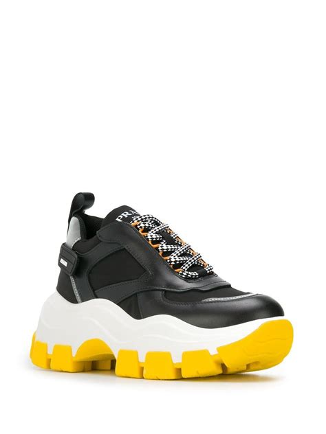 prada pegasus leather sneakers|Women's Sneakers .